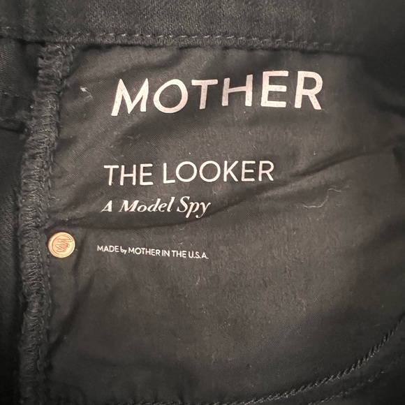 MOTHER THE LOOKER BLACK JEANS A MODEL SPY SIZE 27 - Picture 8 of 13